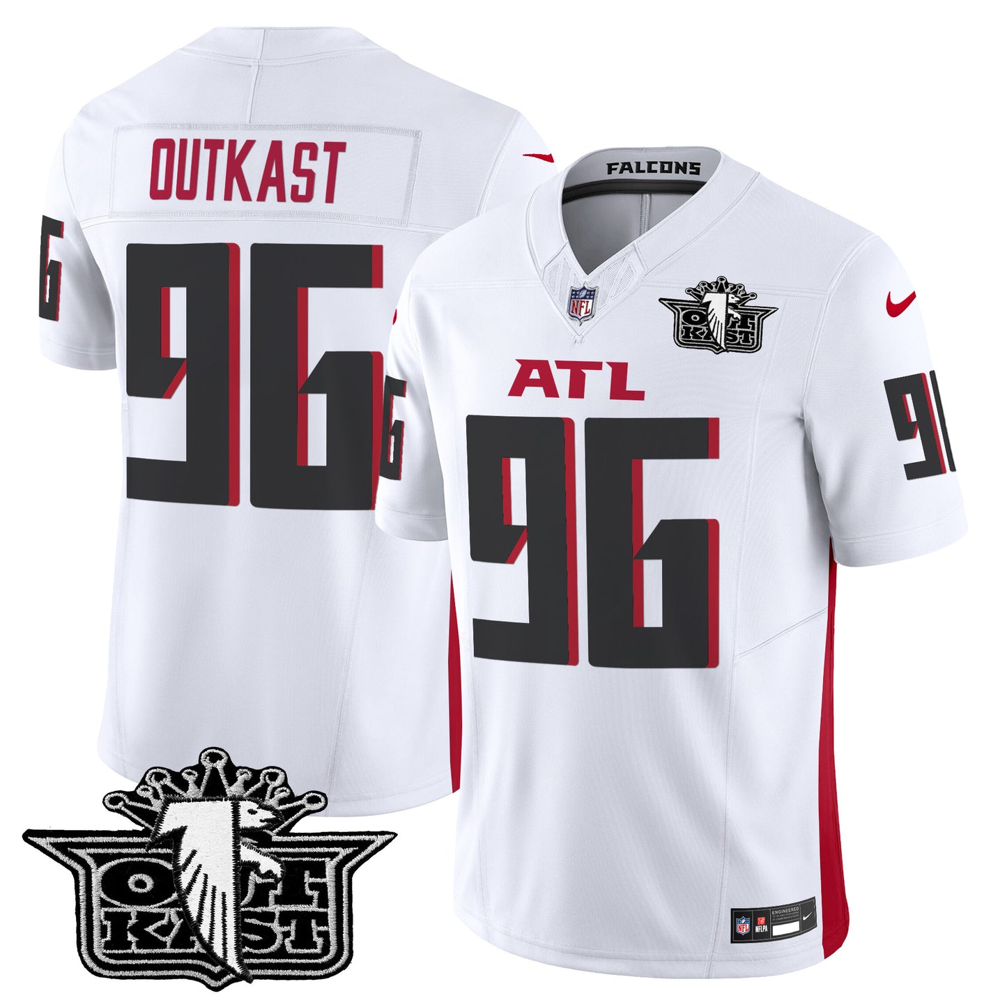 Men's Outkast x Atlanta Falcons 2024 Vapor Limited Jersey V2 - All Stitched