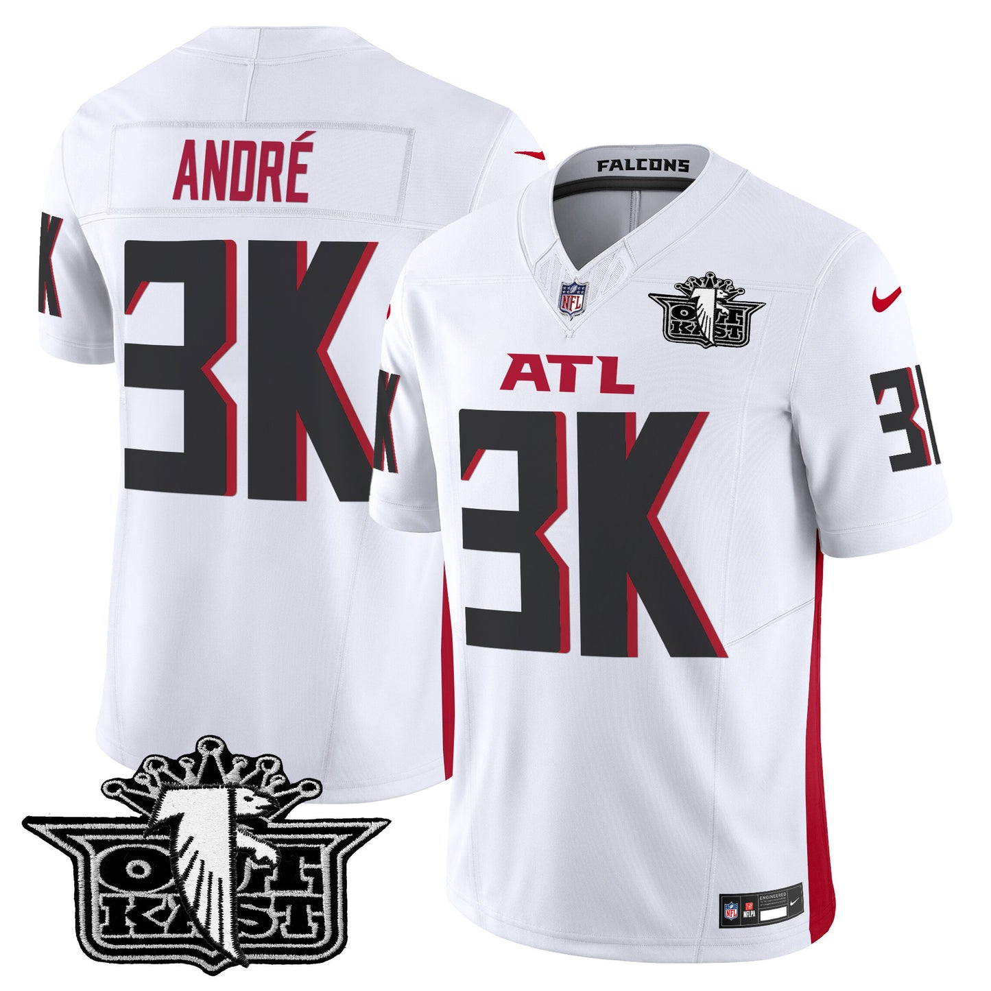 Men's Outkast x Atlanta Falcons 2024 Vapor Limited Jersey V2 - All Stitched
