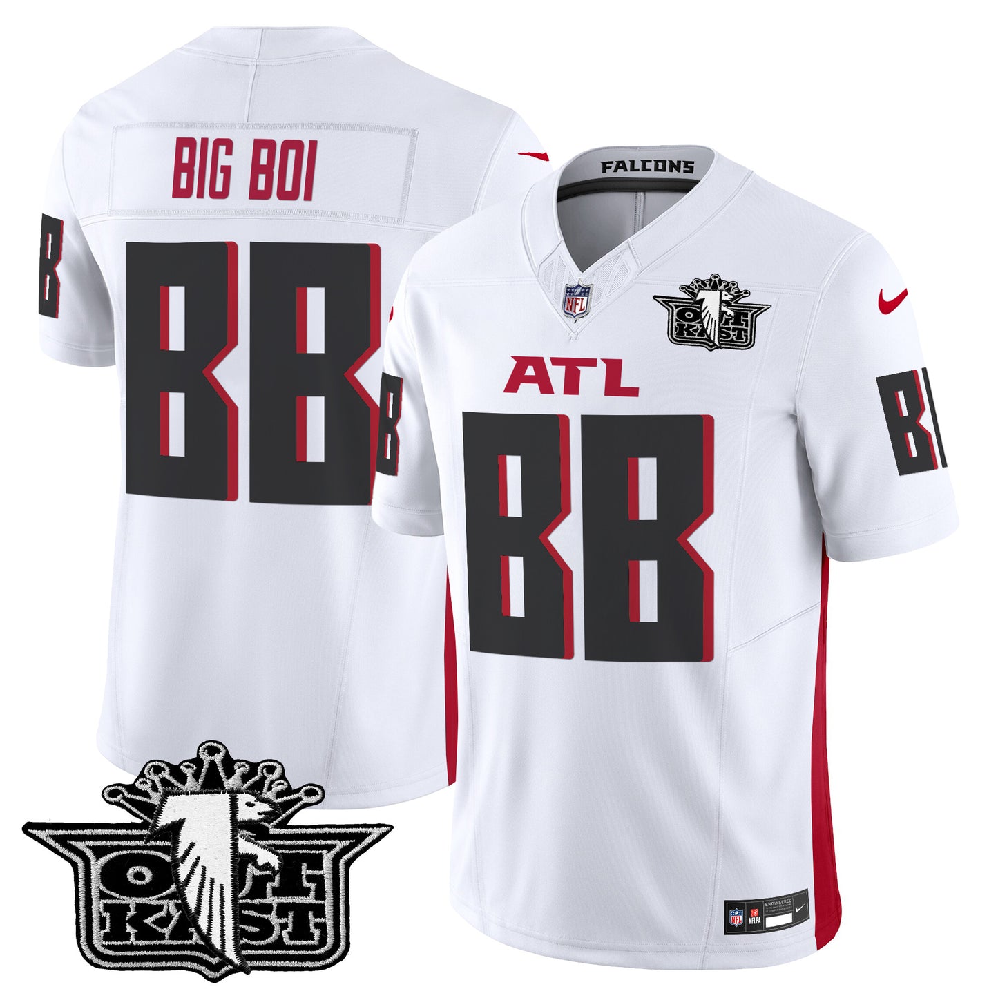 Men's Outkast x Atlanta Falcons 2024 Vapor Limited Jersey V2 - All Stitched