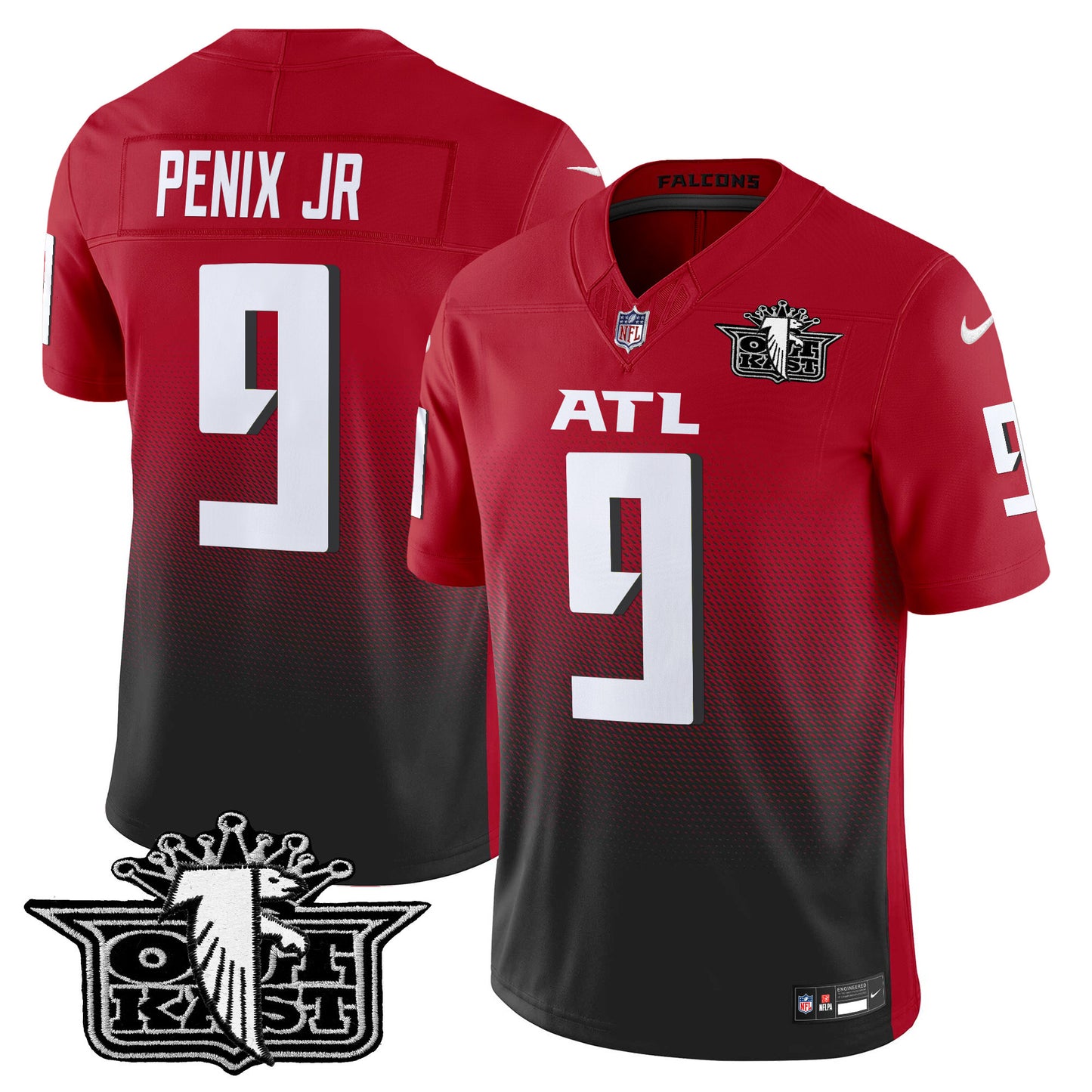 Men's Outkast x Atlanta Falcons 2024 Vapor Limited Jersey V2 - All Stitched
