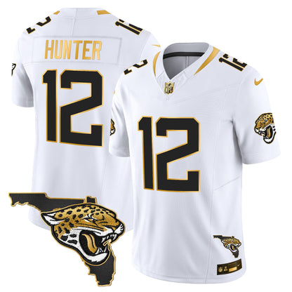 Men's Jacksonville Jaguars 2025 Gold Vapor Limited Jersey - All Stitched