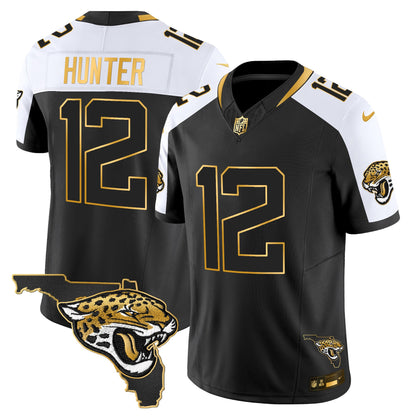 Men's Jacksonville Jaguars 2025 Gold Vapor Limited Jersey - All Stitched
