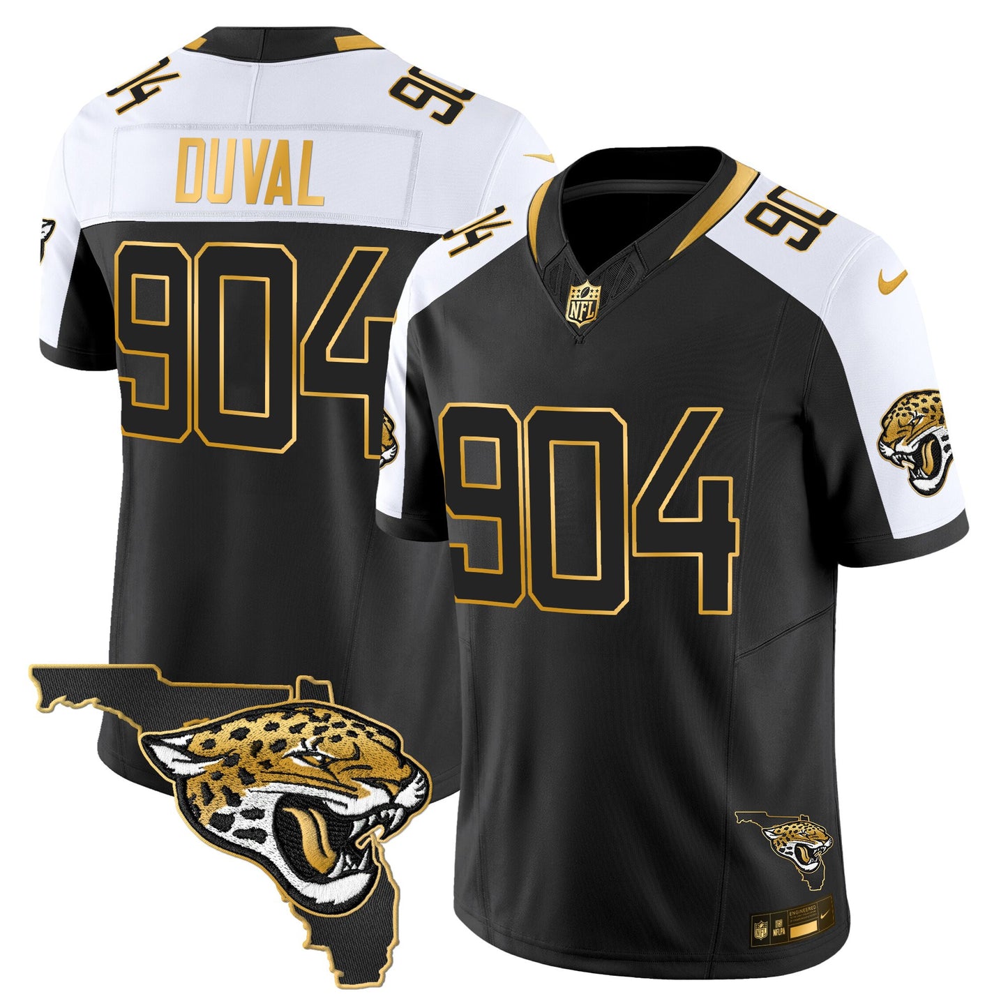 Men's Jacksonville Jaguars 2025 Gold Vapor Limited Jersey - All Stitched