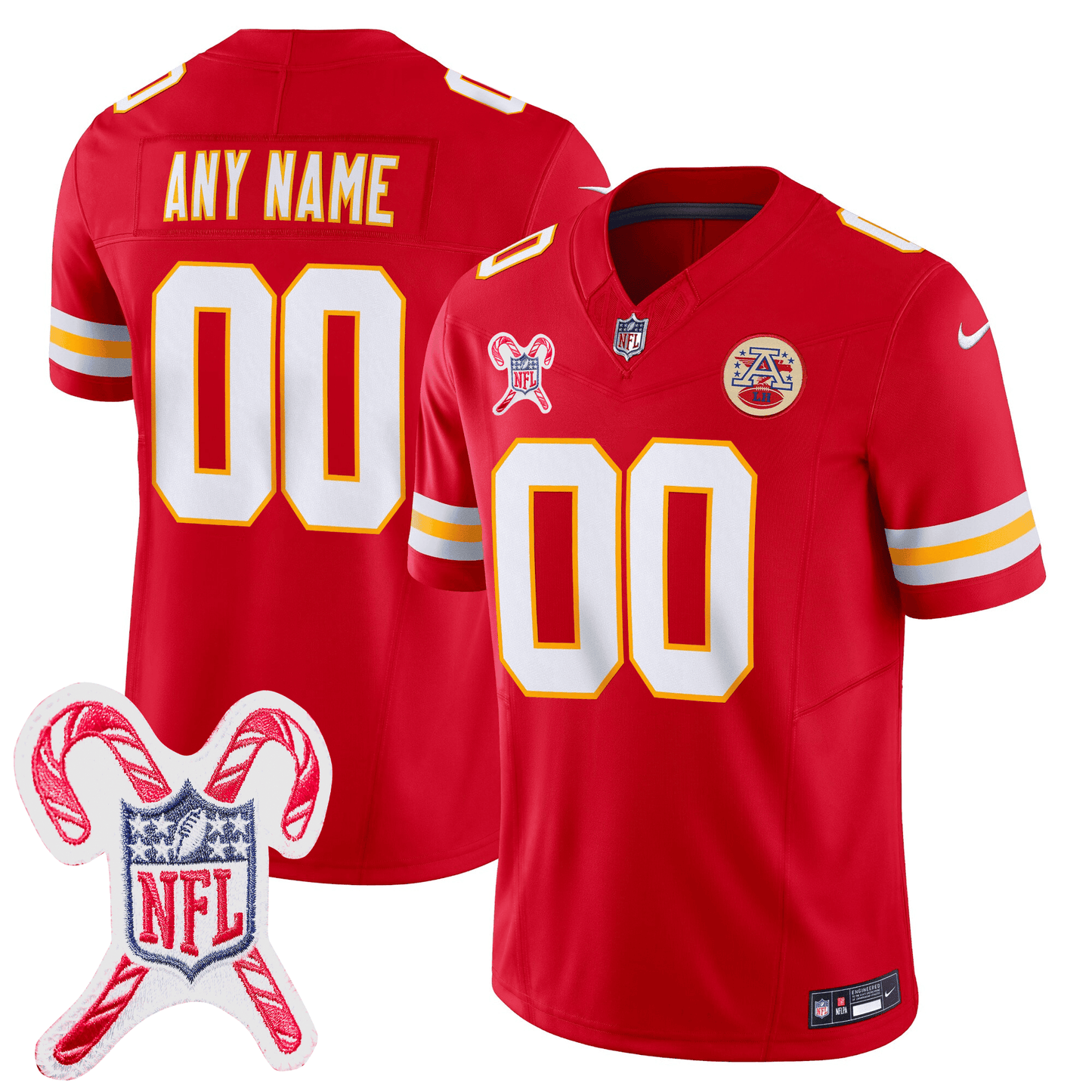 Custom KC Limited Jersey - Christmas Patch
