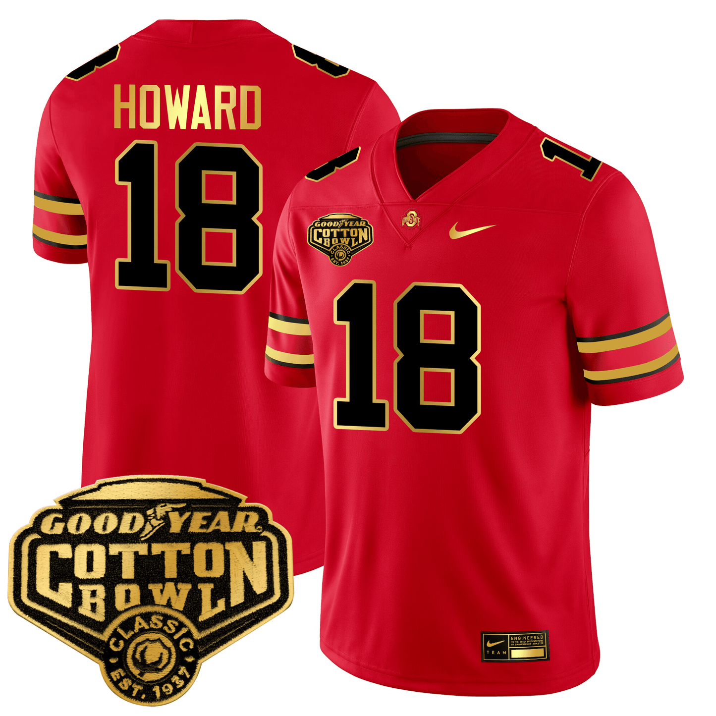 OSU Gold Edition Jersey - Cotton Bowl Patch