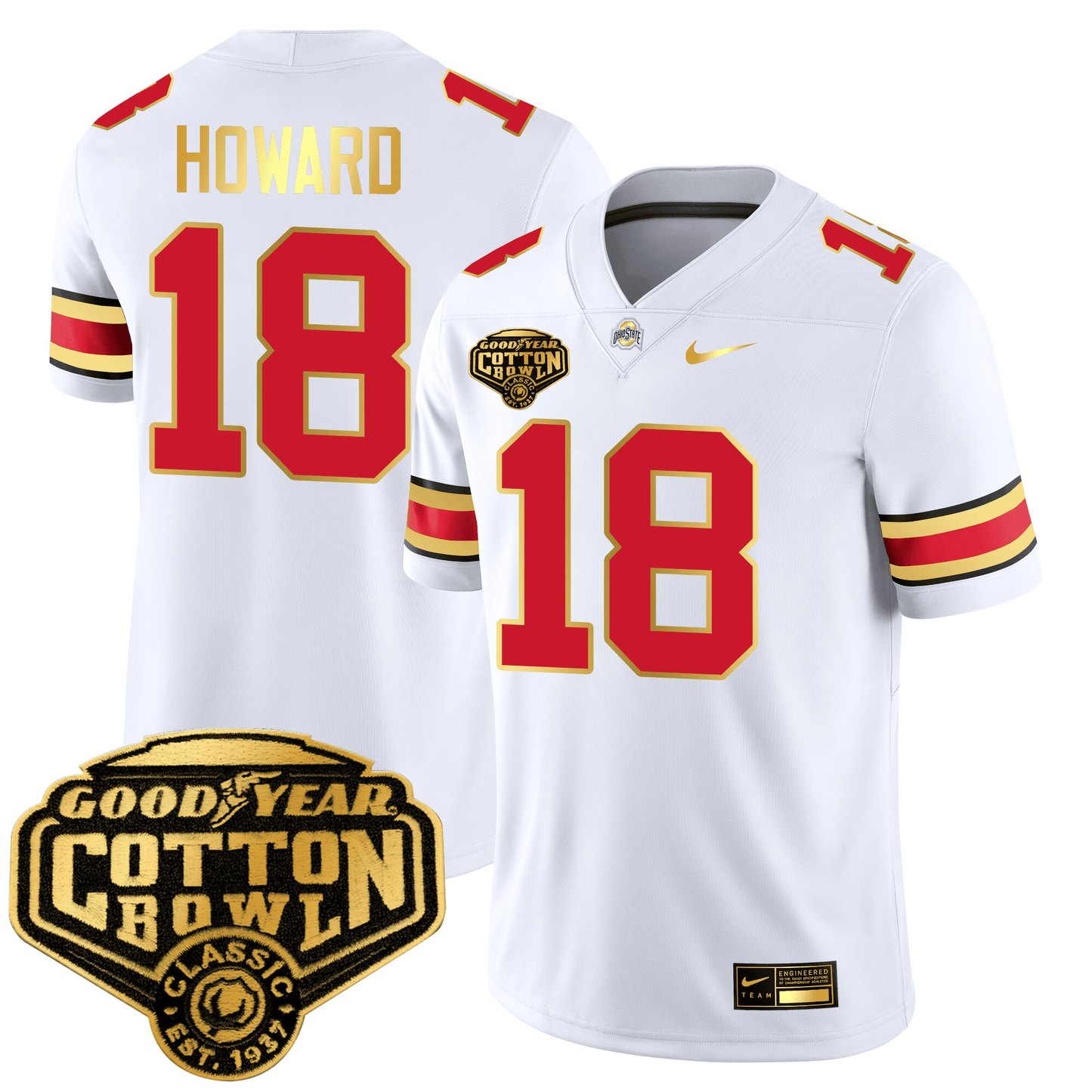 OSU Gold Edition Jersey - Cotton Bowl Patch
