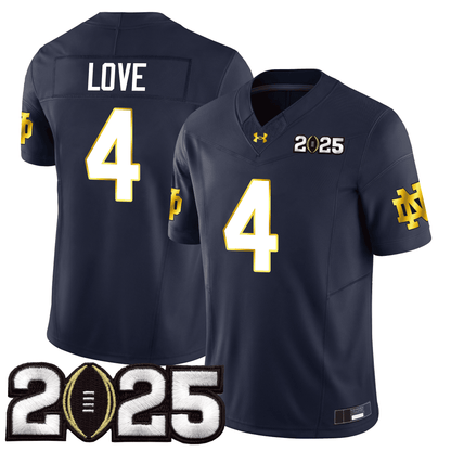 Notre Dame Fighting Irish 24/25 Jersey - CFP Final Patch - All Stitched