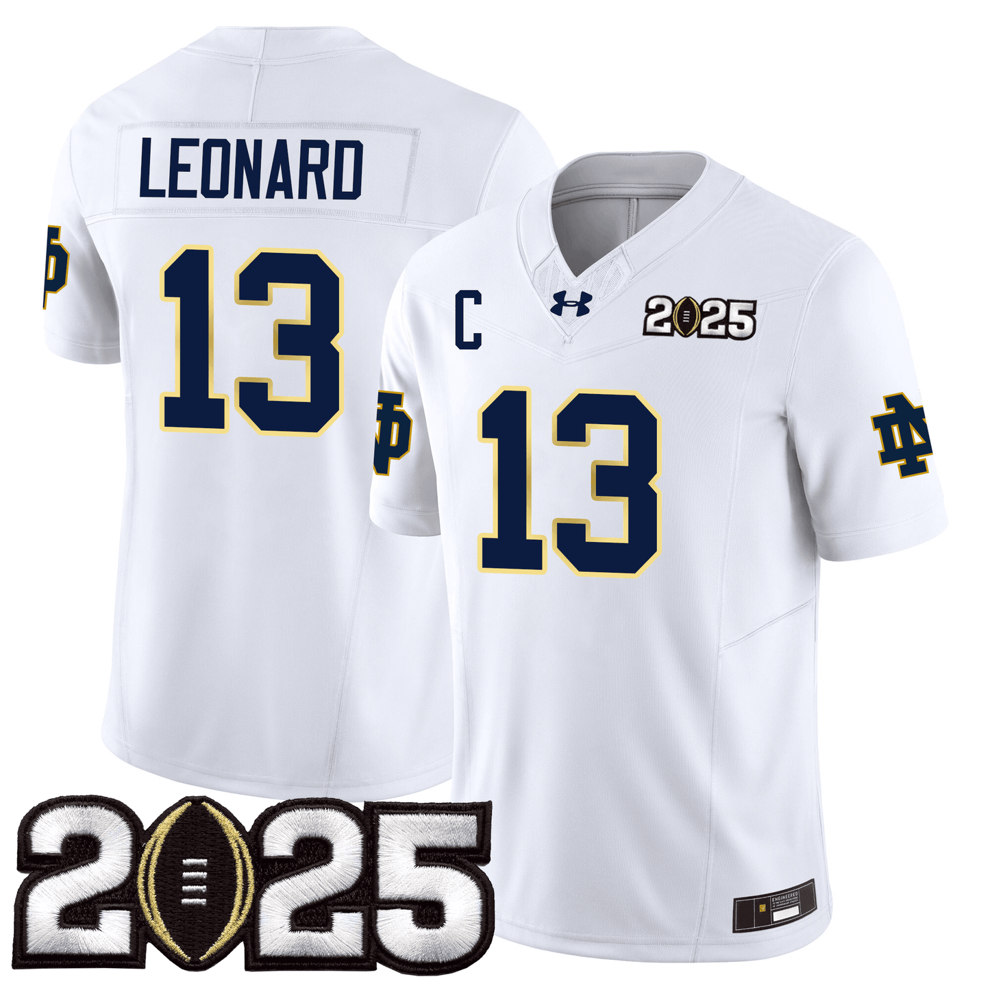 Notre Dame Fighting Irish 24/25 Jersey - CFP Final Patch - All Stitched