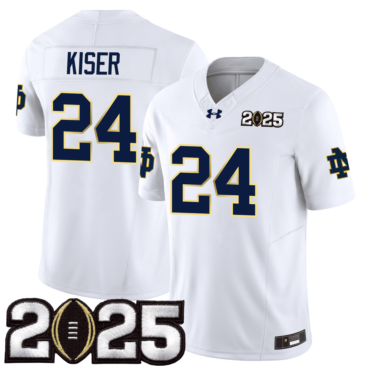 Notre Dame Fighting Irish 24/25 Jersey - CFP Final Patch - All Stitched