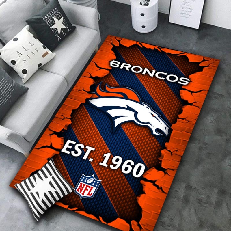 Denver Broncos Rug DMHF1075