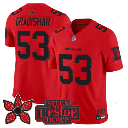 Men's Denver Broncos 'Stranger Things Edition' Throwback Vapor Limited Jersey - All Stitched