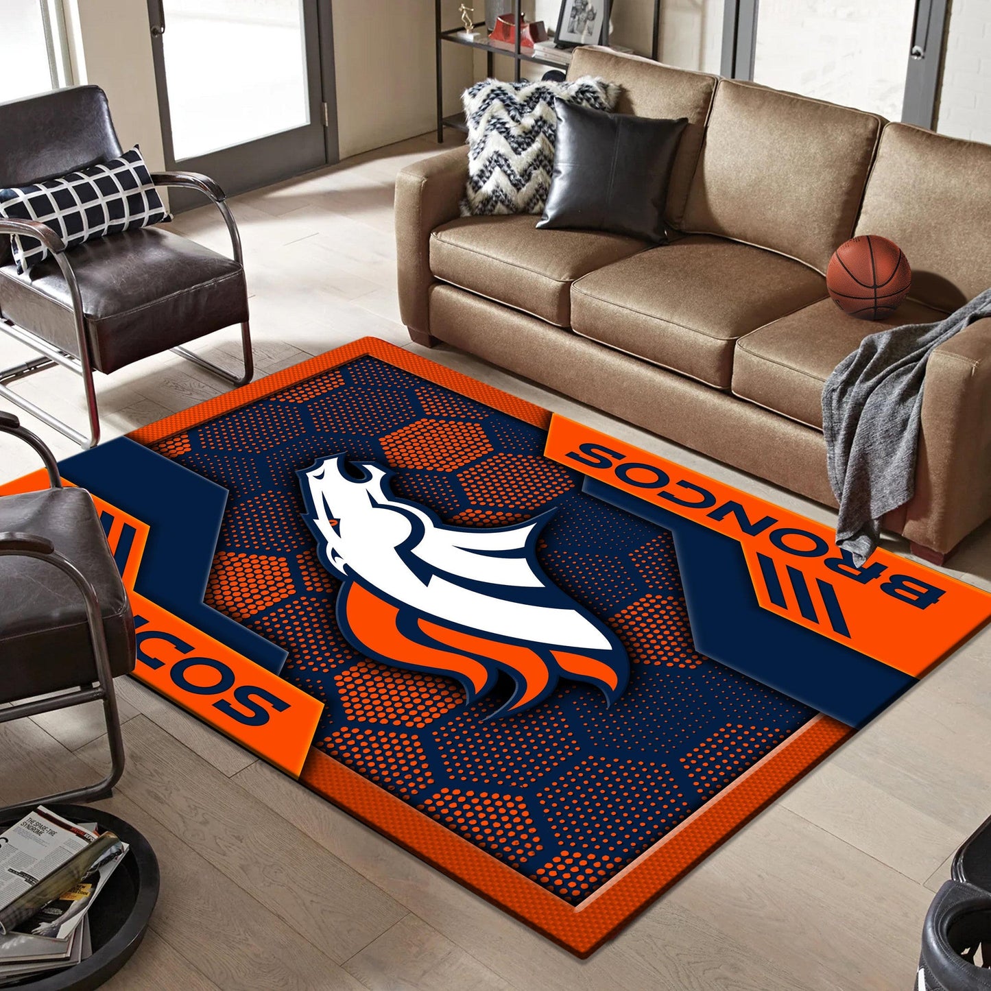 Denver Broncos Rug DMHF3089