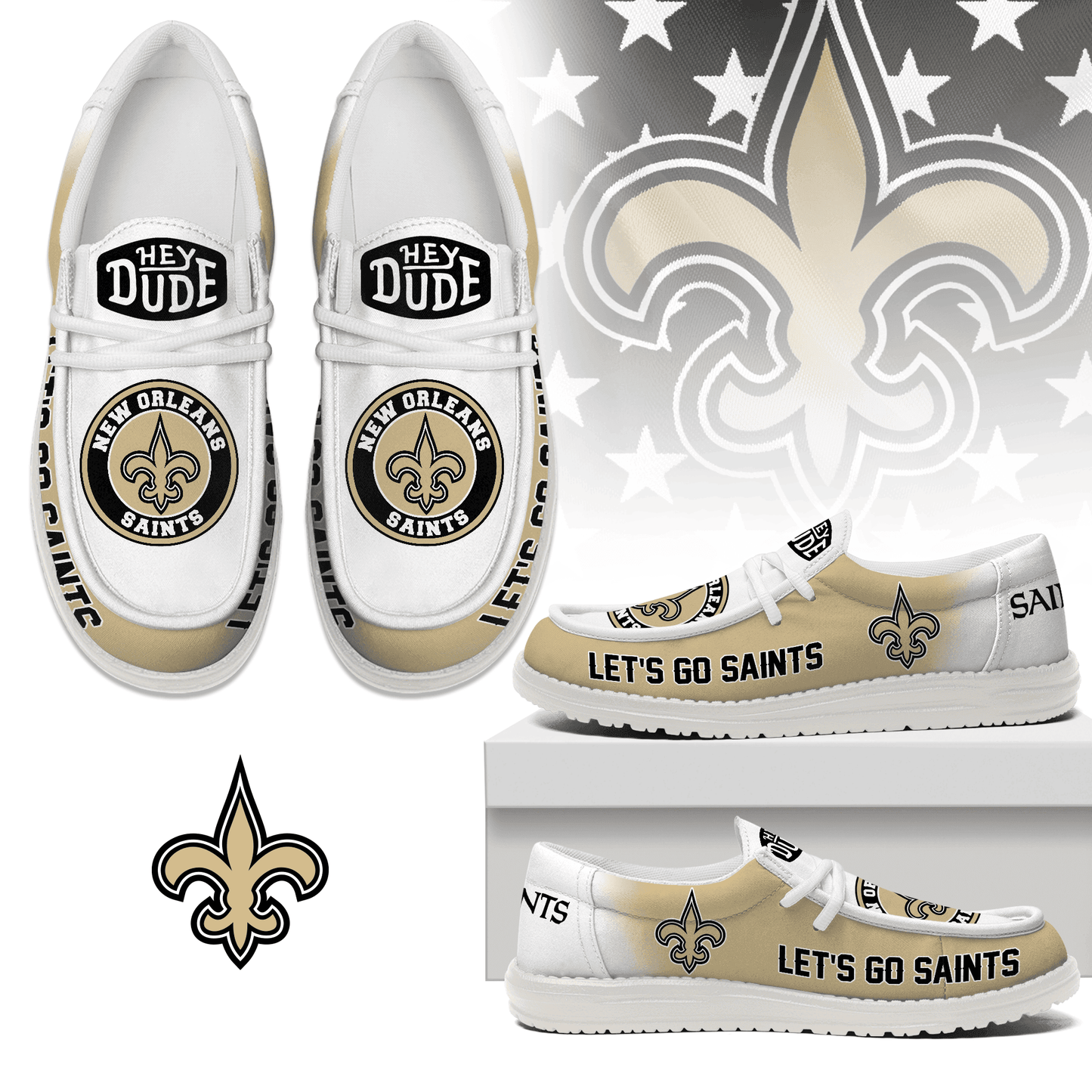 New Orleans Saints | Premium Loafer Shoes NY