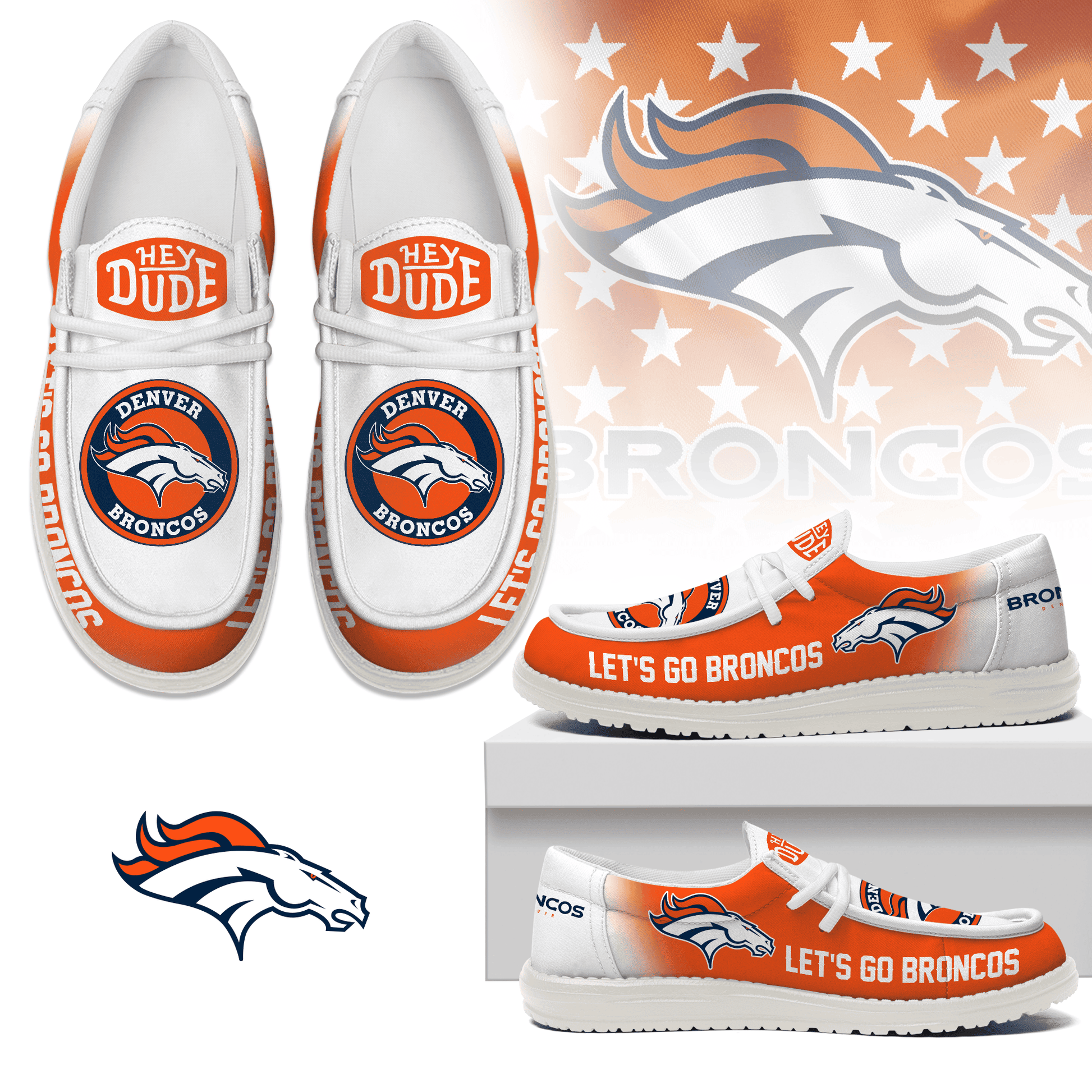 Denver Broncos | Premium Loafer Shoes NY