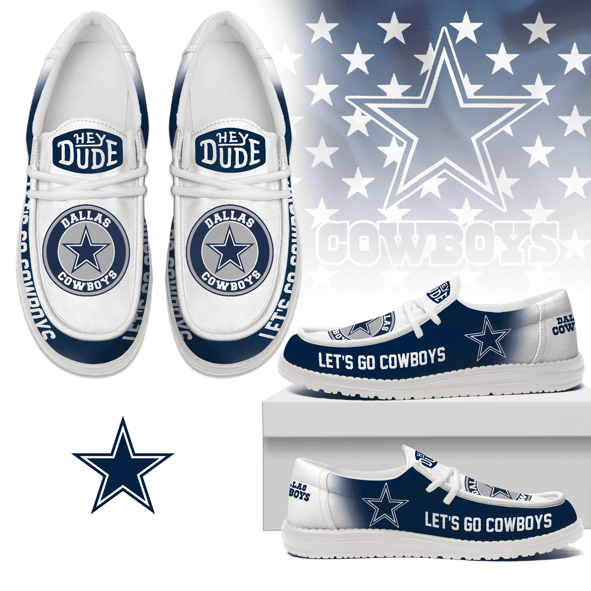 Dallas Cowboys | Premium Loafer Shoes NY