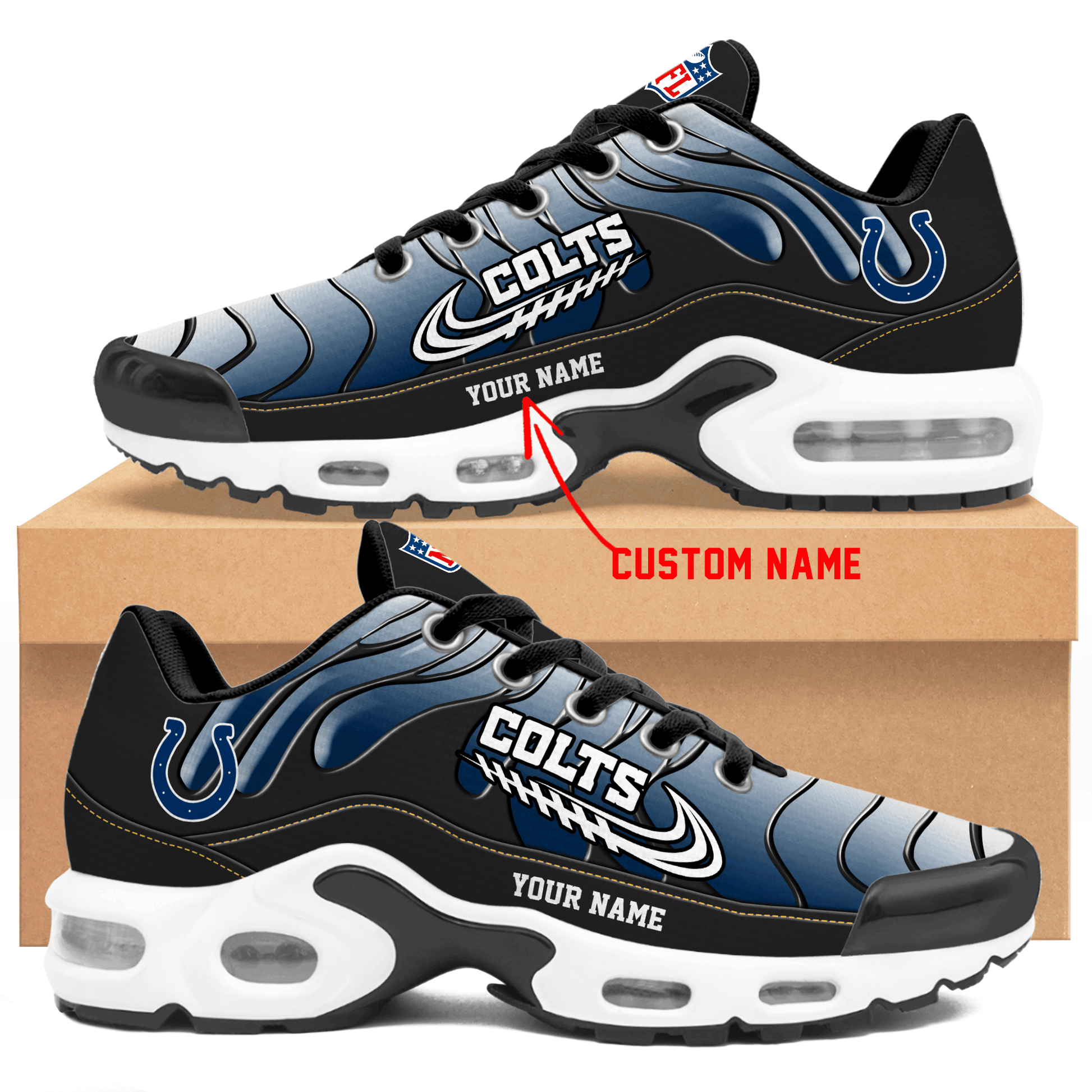 Indianapolis Colts | Personalized Air Max Shoes Limited Edition TD