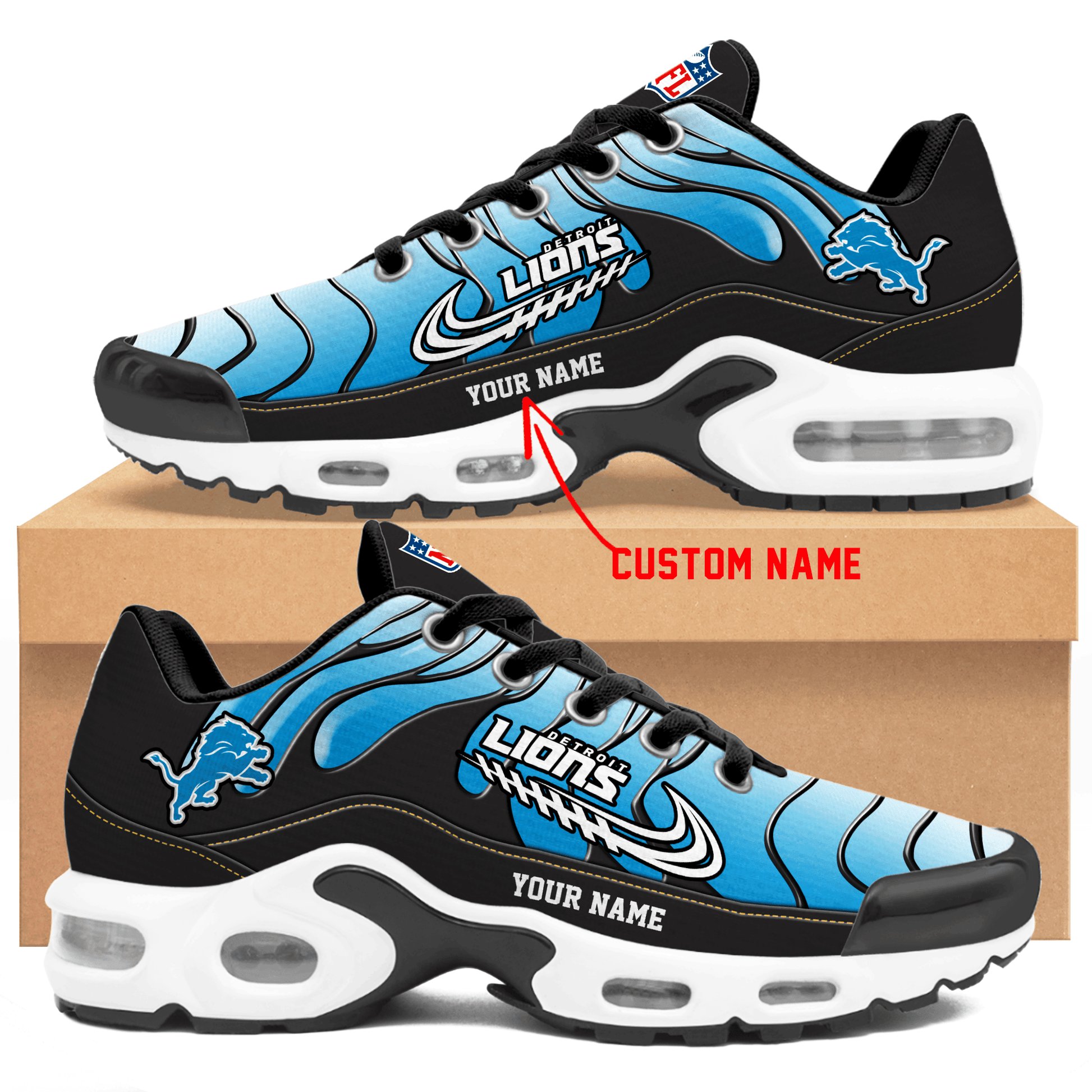 Detroit Lions | Personalized Air Max Shoes Limited Edition TD