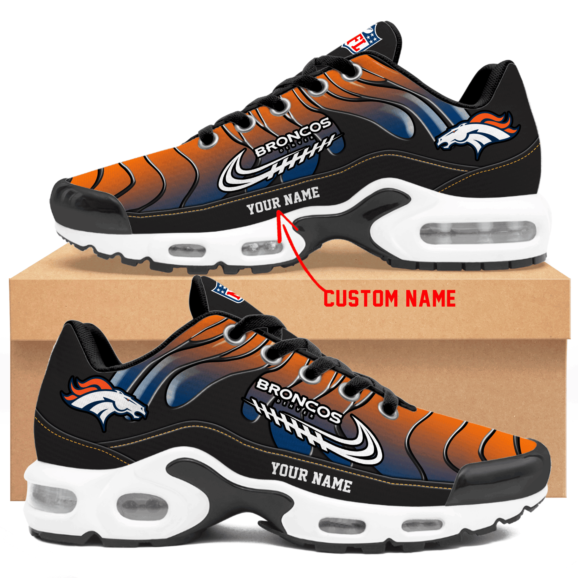 Denver Broncos | Personalized Air Max Shoes Limited Edition TD