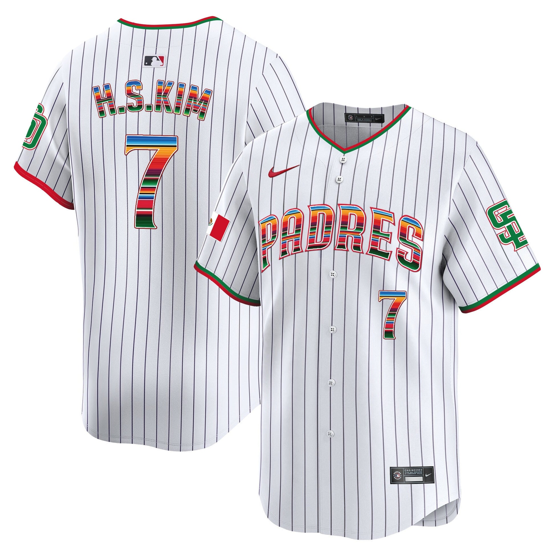Men's San Diego Padres Mexico Premier Limited Jersey - All Stitched
