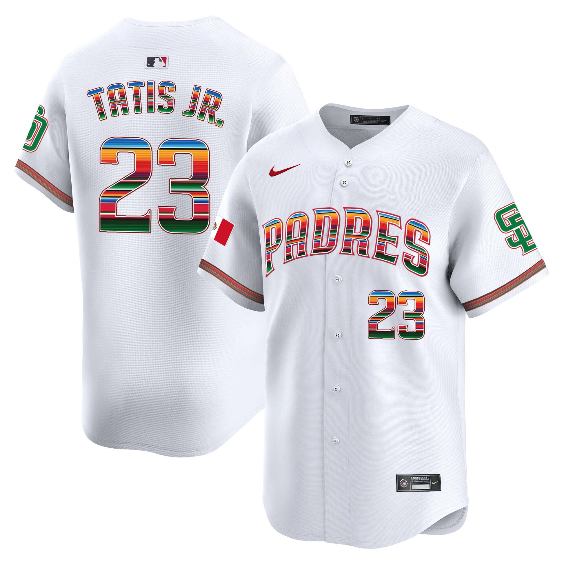 Men's San Diego Padres Mexico Premier Limited Jersey - All Stitched