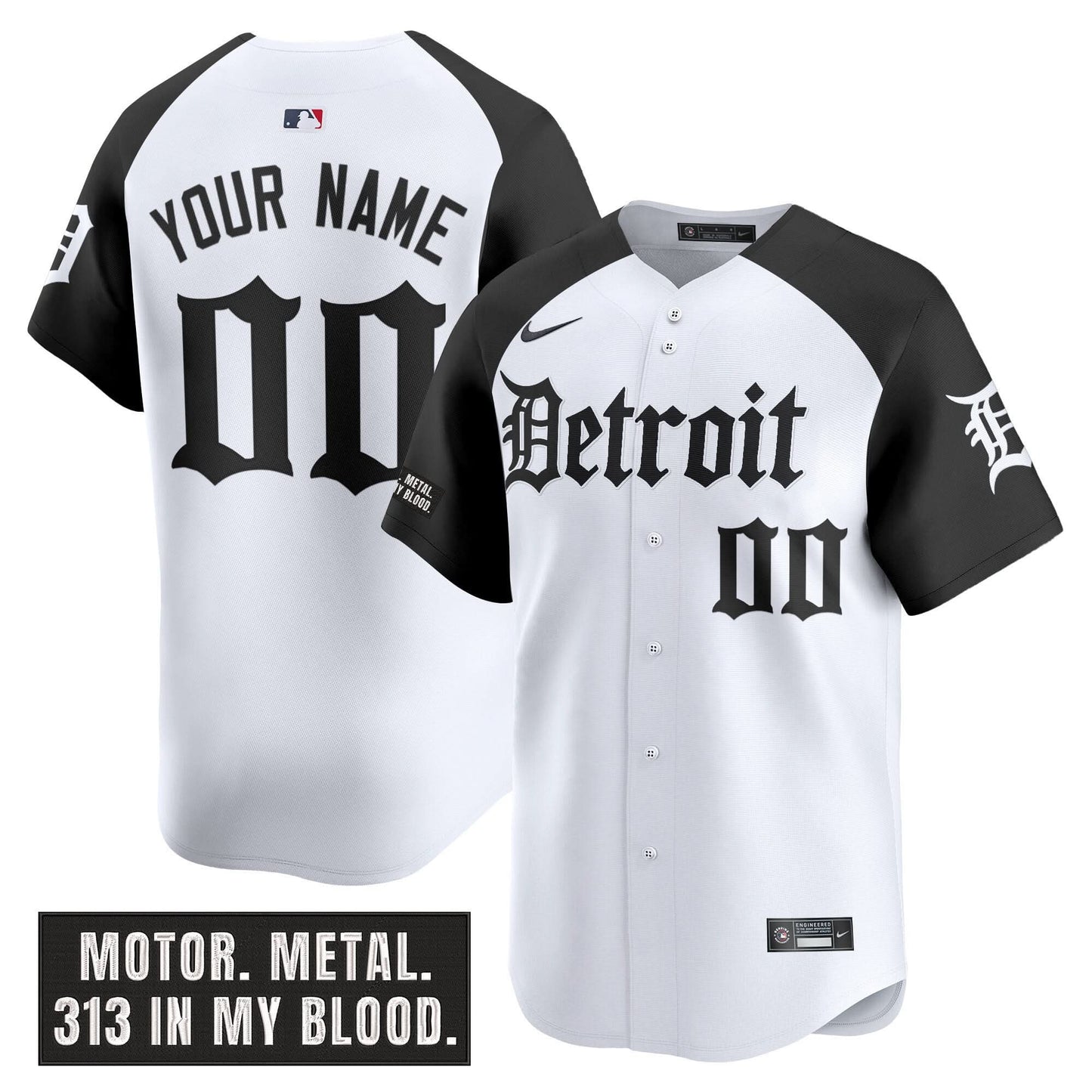 Detroit Tigers Custom Jersey All Stitched - PLDT1274