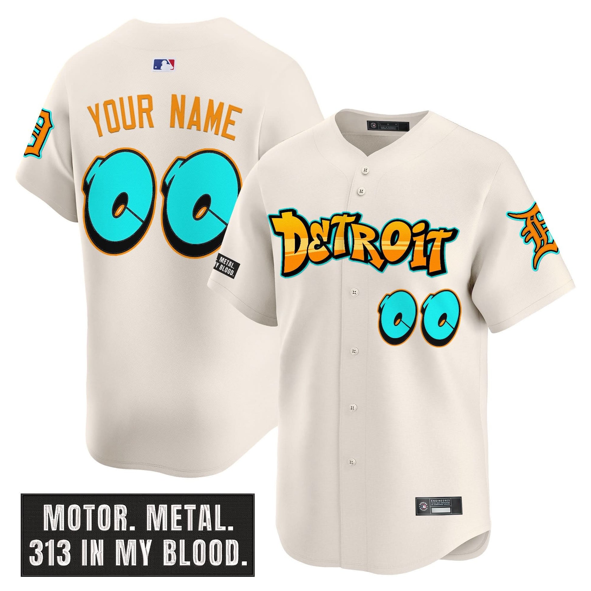 Detroit Tigers Custom Jersey All Stitched - PLDT1270