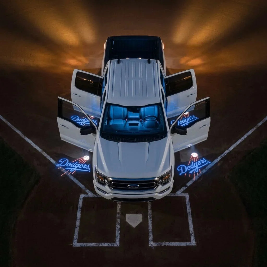 Baseball Car Door Projector Lights