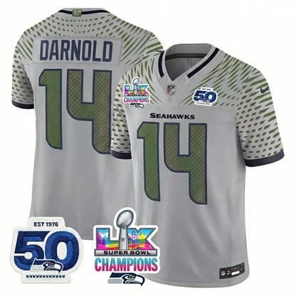 SEA SB LX Game Patch Jersey - All Stitched