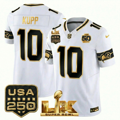 SEA S.Bowl LX Champions Patch Vapor Limited Jersey - All Stitched