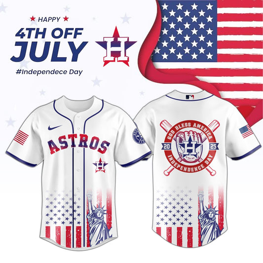 .Houston Astros Special Independence Day Limited Edition Jersey