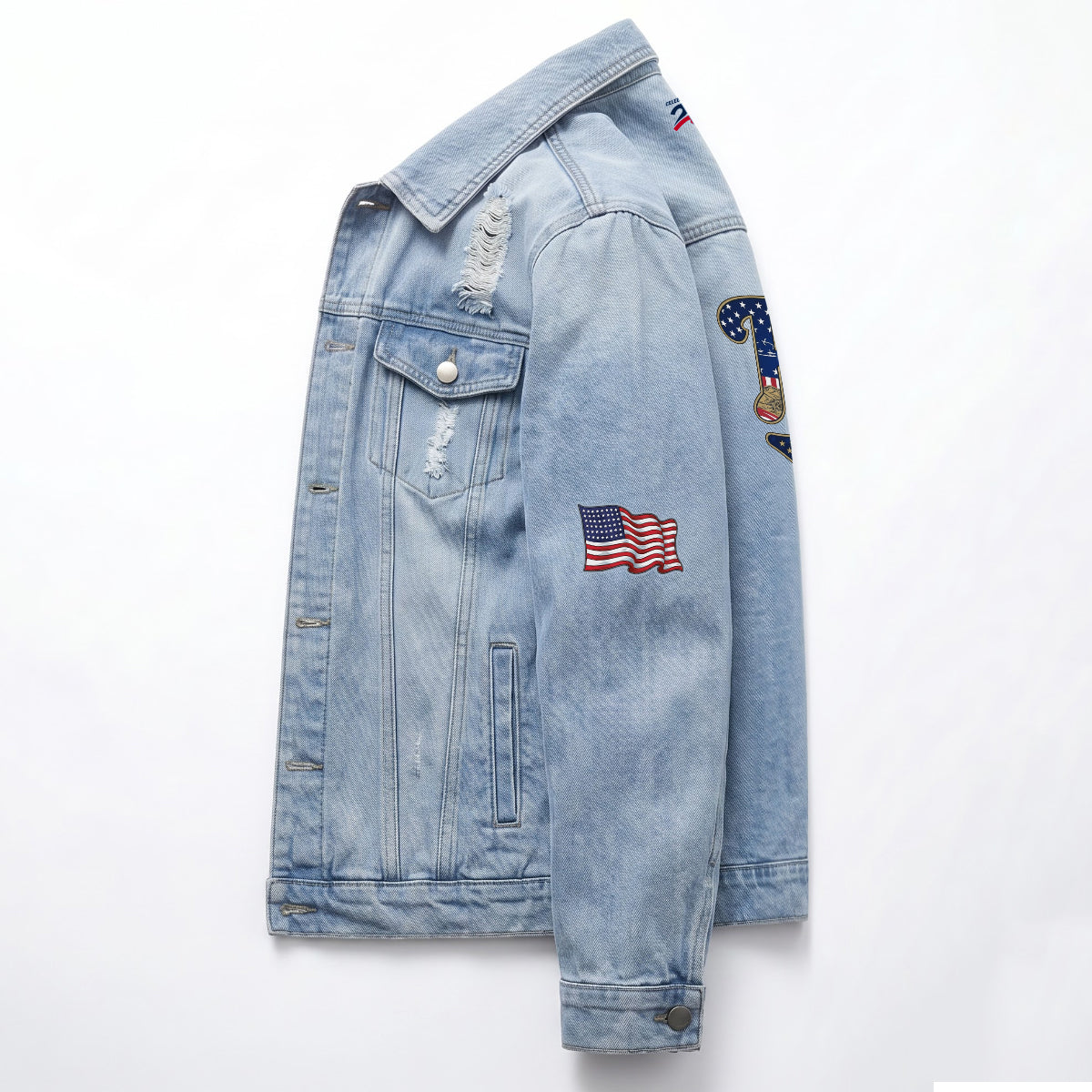 PHI 2026 Independence Day USA Denim Jacket - Printed