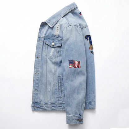 PHI 2026 Independence Day USA Denim Jacket - Printed