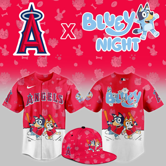 Los Angeles Angels 2025 Bluey Night Limited Jersey
