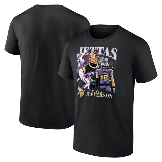 MIN Justin Jefferson Notorious Graphic T-Shirt - Printed
