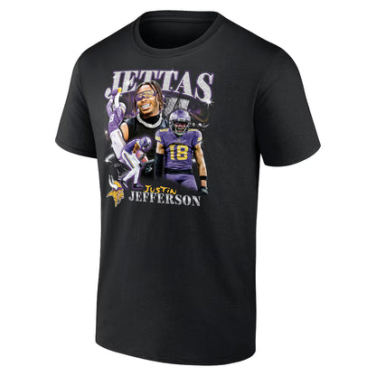 MIN Justin Jefferson Notorious Graphic T-Shirt - Printed