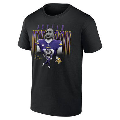 MIN Justin Jefferson Notorious Graphic T-Shirt - Printed