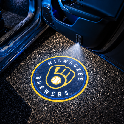 TeamBeam™  Brewers Car Door Projector Lights