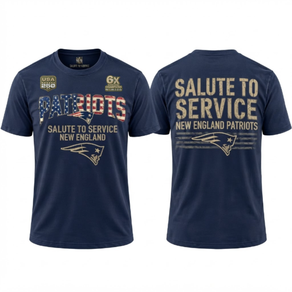 NE Salute To Service 2026 Edition T-Shirt - Printed