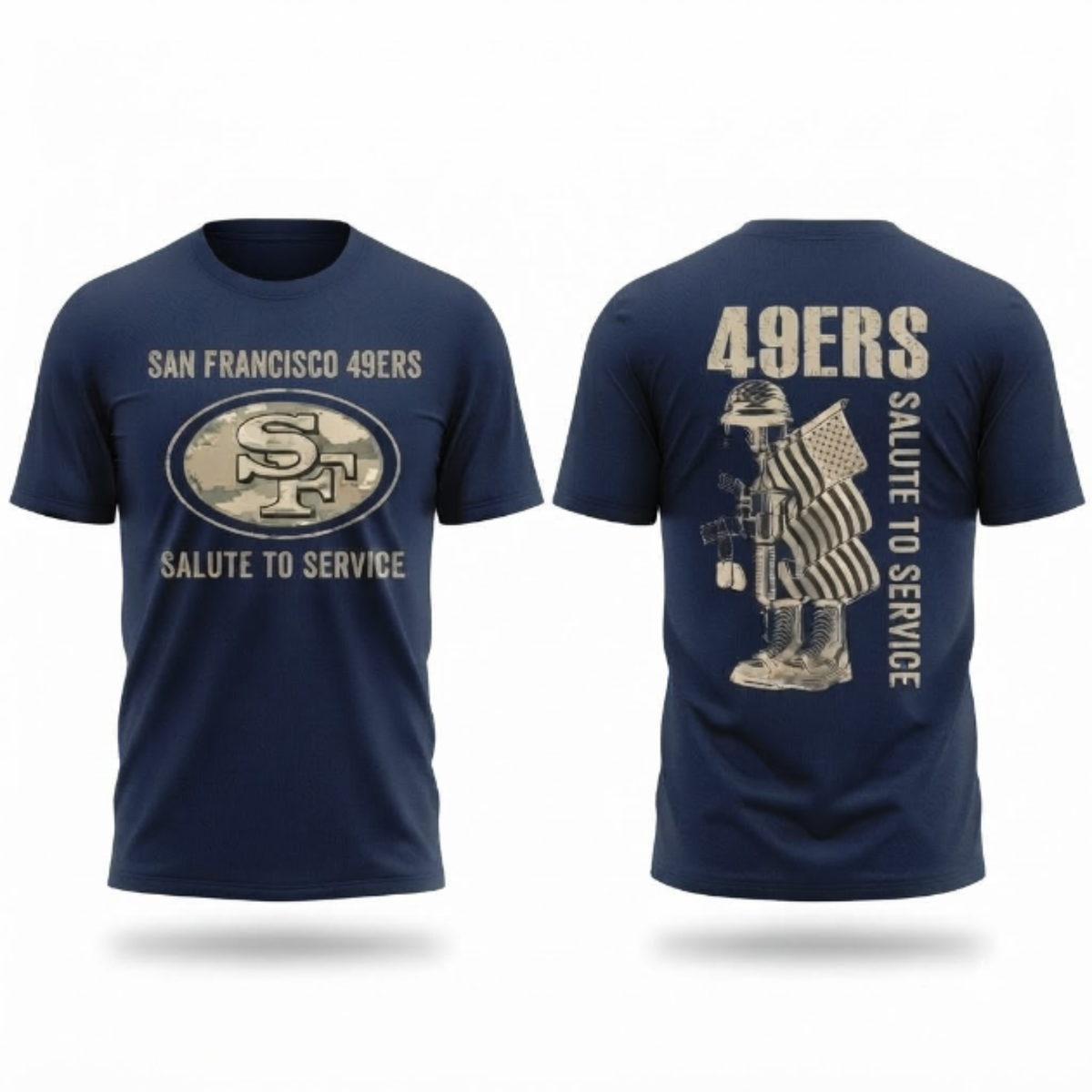 SF Salute To Service 2026 Edition Two Sides T-Shirt - Printed