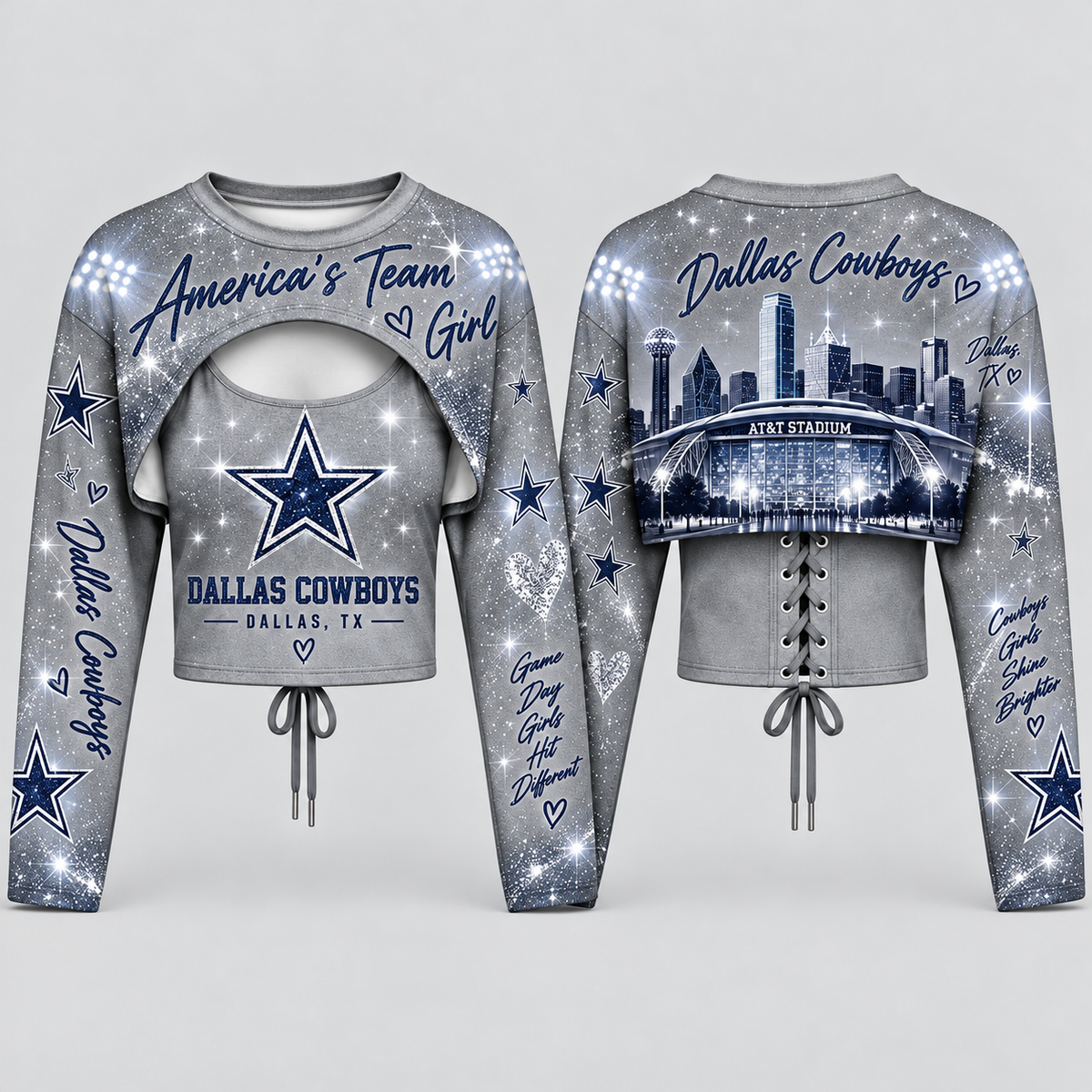 DAL "America's Team" Shrug Cami - Printed