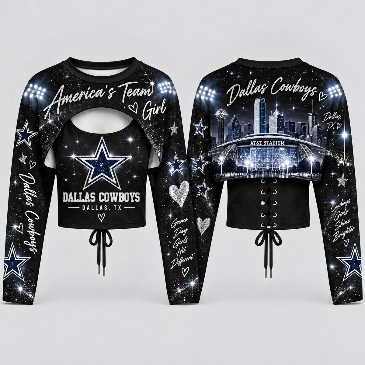 DAL "America's Team" Shrug Cami - Printed