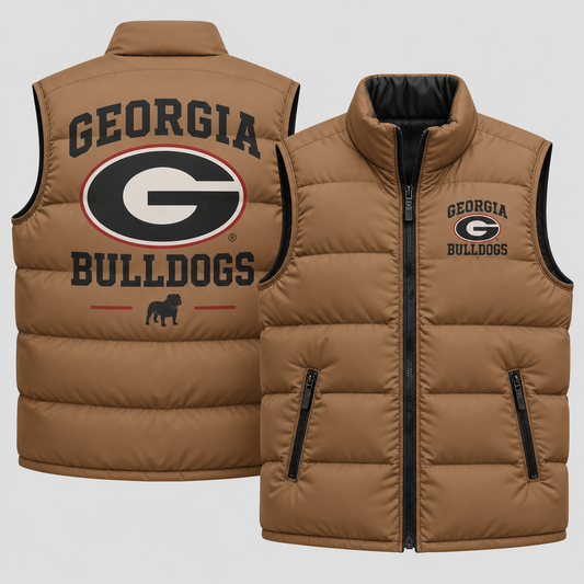 UGA 2026 Military Appreciation Puffer Vest - Printed
