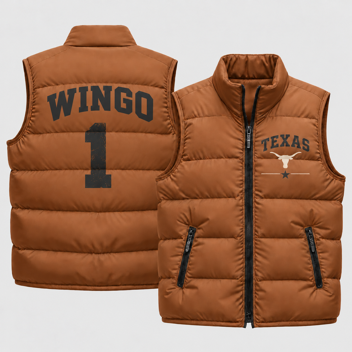TEX 2026 Military Appreciation Puffer Vest - Printed V2