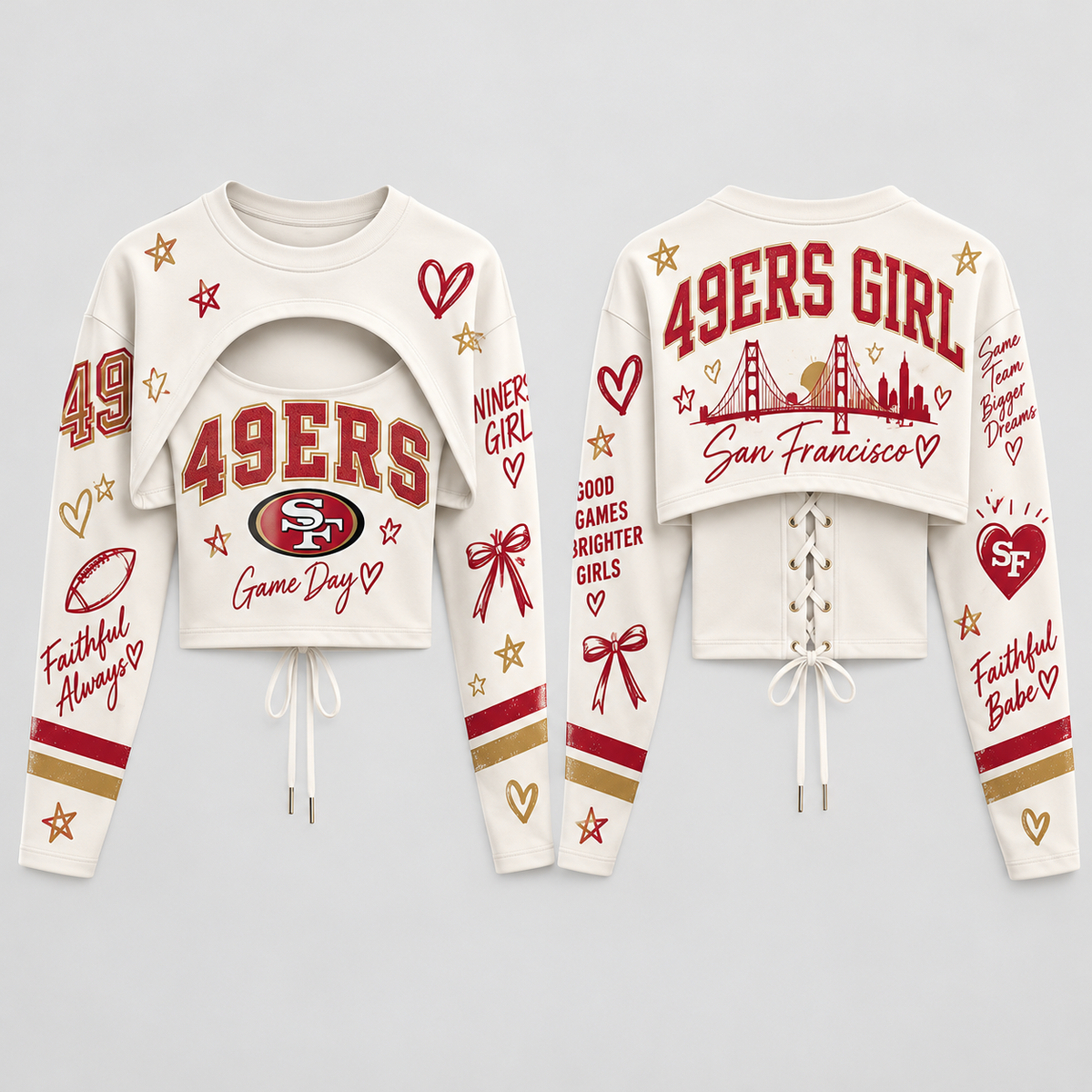 SF "49ers Girl" Shrug Cami - Printed