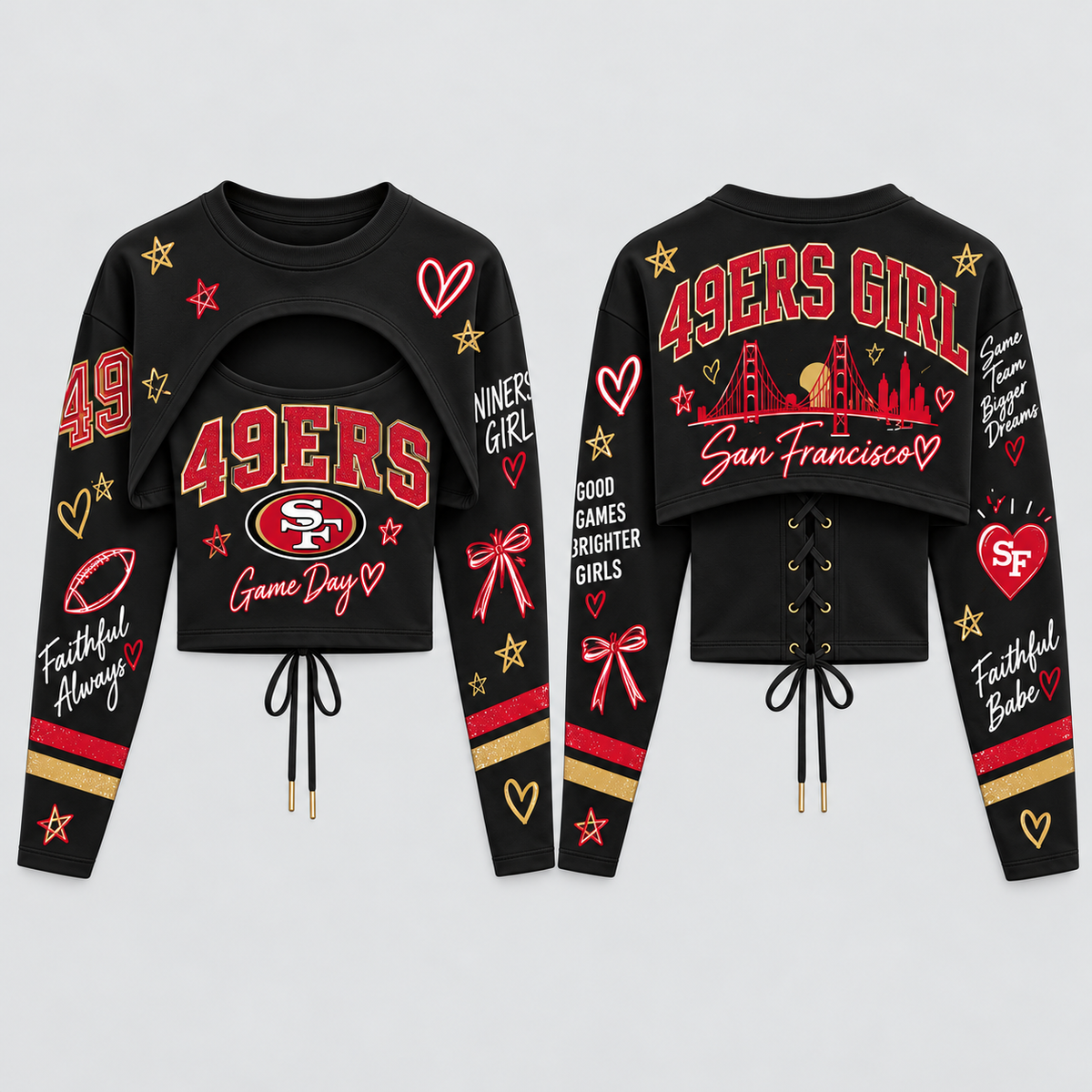 SF "49ers Girl" Shrug Cami - Printed