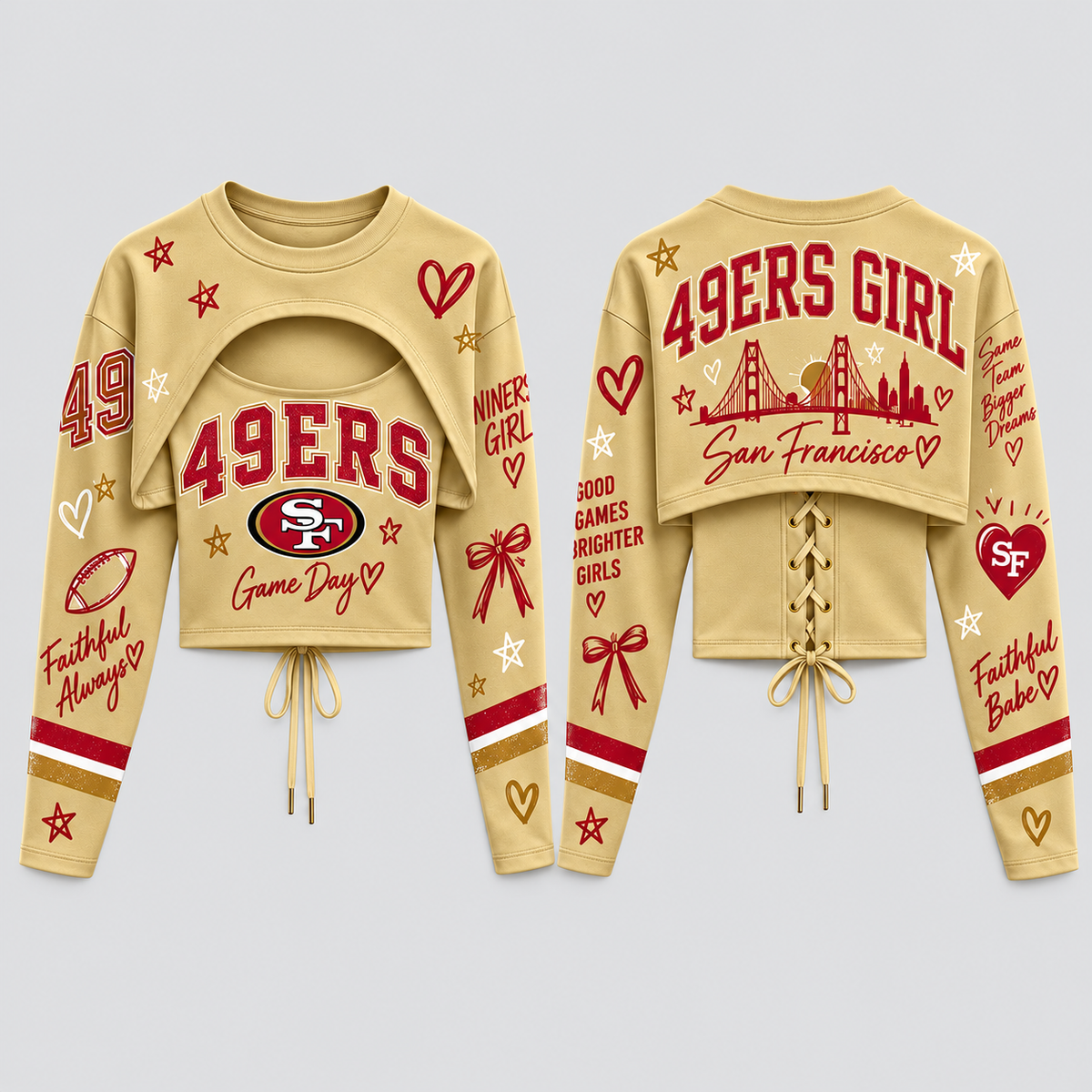 SF "49ers Girl" Shrug Cami - Printed