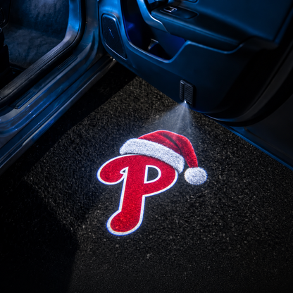 TeamBeam™ Christmas Baseball Car Door Projector Lights