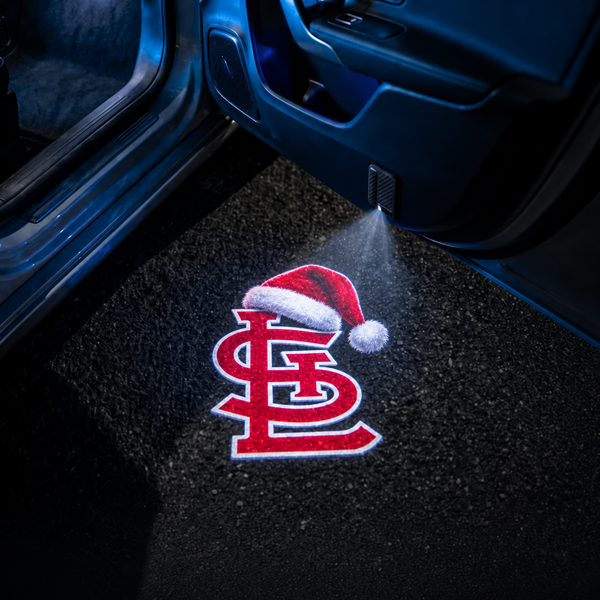 TeamBeam™ Christmas Baseball Car Door Projector Lights