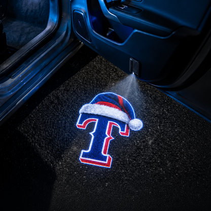 TeamBeam™ Christmas Baseball Car Door Projector Lights