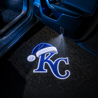 TeamBeam™ Christmas Baseball Car Door Projector Lights
